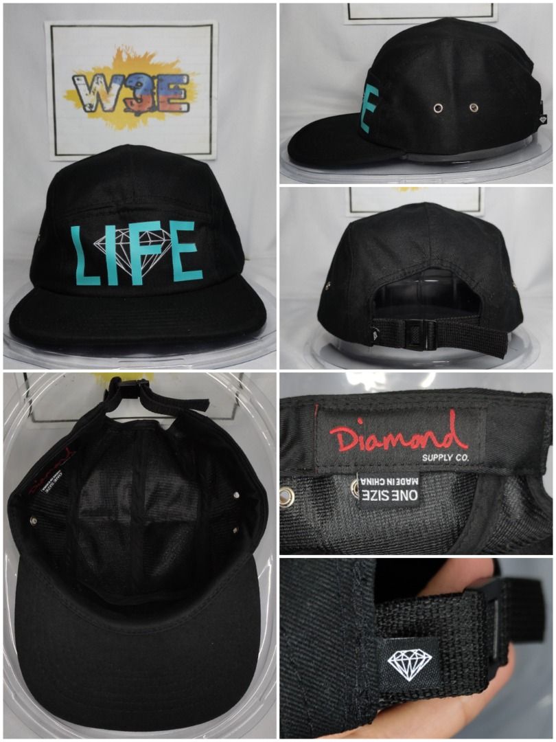 DIAMOND LIFE 5PANEL BLACK DIAMOND SUPPLY CO. Men s Fashion Watches Accessories Caps Hats on Carousell