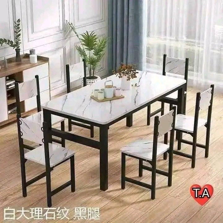 Dining Set (Category: Tables & Sets) located in Manila. Submitted by viashop02 (Listing ID 1296158981, Image 1). Description: Dinning table set Table with 4 seater Assorted Color Size: 70x120 cm Good Quality.