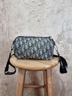 "Dior" - Technical Fabric Oblique Roller Bag -
