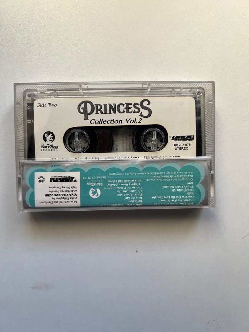 Disney Princess Cassette Music compilation (Category: CDs & DVDs) located in Muntinlupa City. Submitted by fixinplum (Listing ID 1296232895, Image 2). Description: Tested Working Feel free to ask me for more pictures! Mode of Payment: GCash / BPI Mode of Delivery: Lalamove Meetup around Taft RFS: downsizing collection.