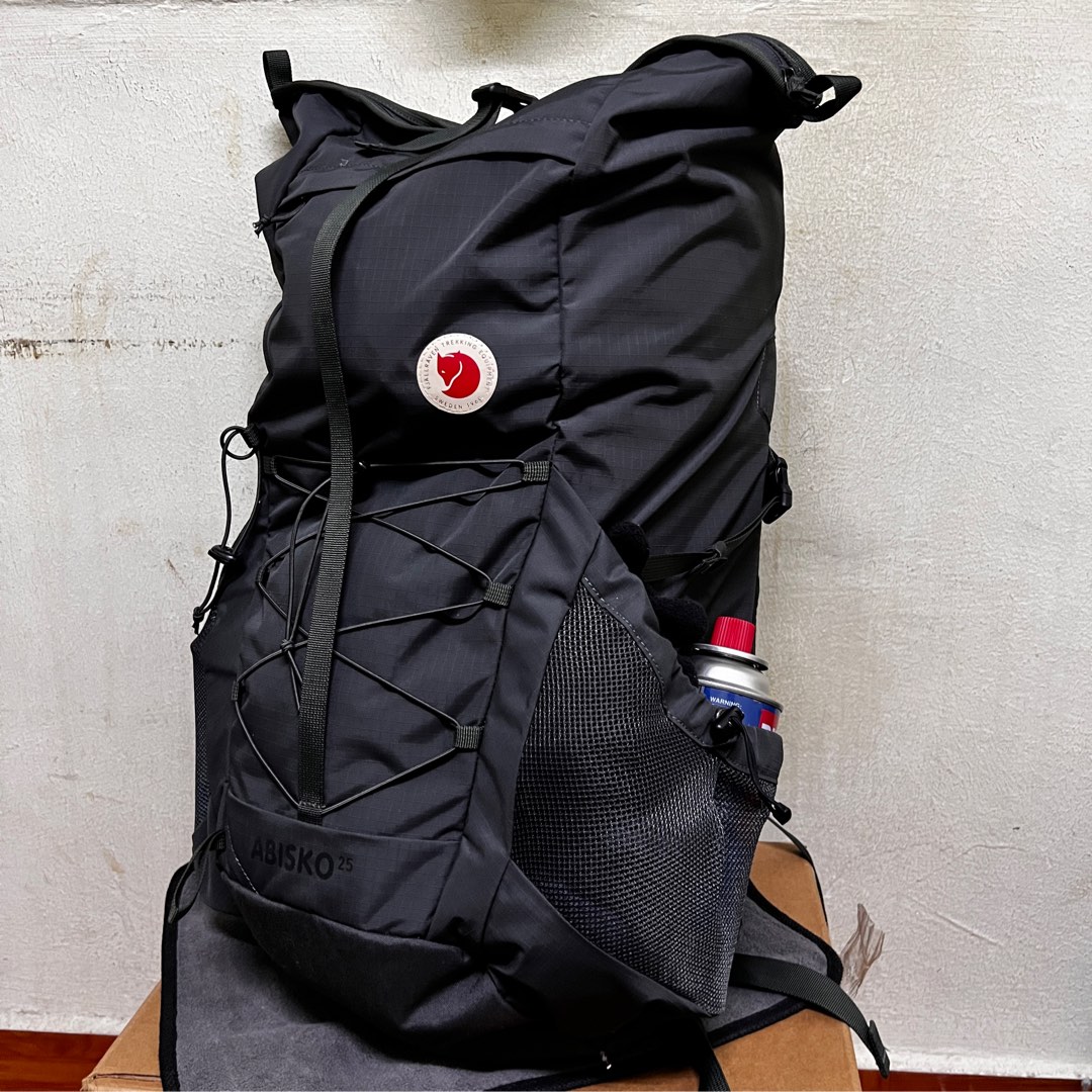 FJALLRAVEN ABISKO 25 ブラックバックパック フェールラーベン
