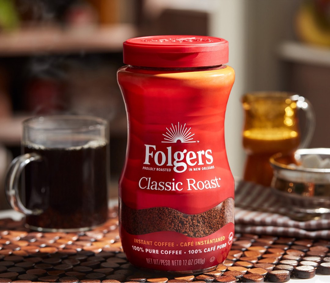 FOLGERS INSTANT COFFEE CLASSIC ROAST 16oz Imported Expiry Date Sep
