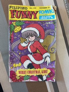 FUNNY KOMIKS - Disyembre 27, 1999 - Christmas Cover / Tina Pinay / Eklok Vintage Tagalog Comics USED