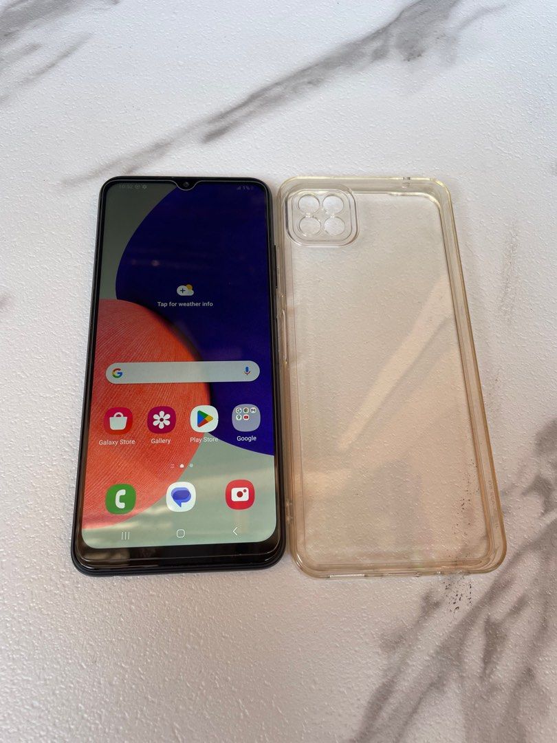 Galaxy A22 5g 128gb ' 6g ram (Category: Samsung) located in San Juan City. Submitted by tanexsulla42 (Listing ID 1296120775, Image 1). Description: We accept trade in Credit Card Shipping Deliver/Meet up Fb Page: Ashley & Lyn.