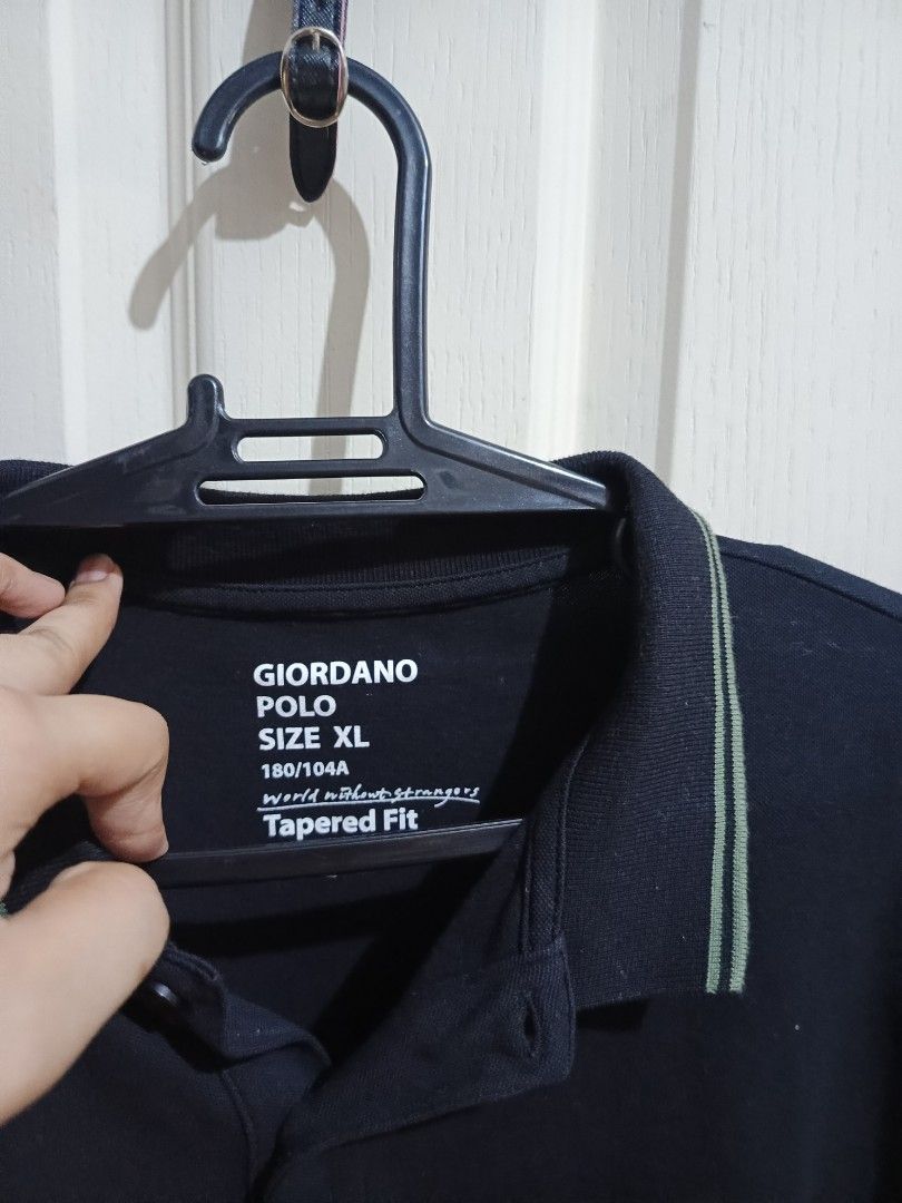 Giordano Polo Tappered Fit (Category: Tshirts & Polo Shirts ) located in Quezon City. Submitted by jizpsa (Listing ID 1296119128, Image 3). Description: Giordano Polo XL 180/104A 300 Pesos Quezon City.