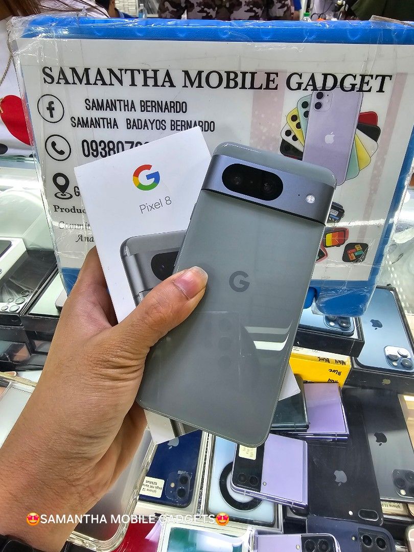 Google Pixel 8 256gb US Variant Openline (Category: Google Pixel) located in Manila. Submitted by lenweltong05295 (Listing ID 1296146323, Image 1). Description: Google Pixel 8 256gb US Variant Openline Good as New Complete Original Package Onhand Stock.
