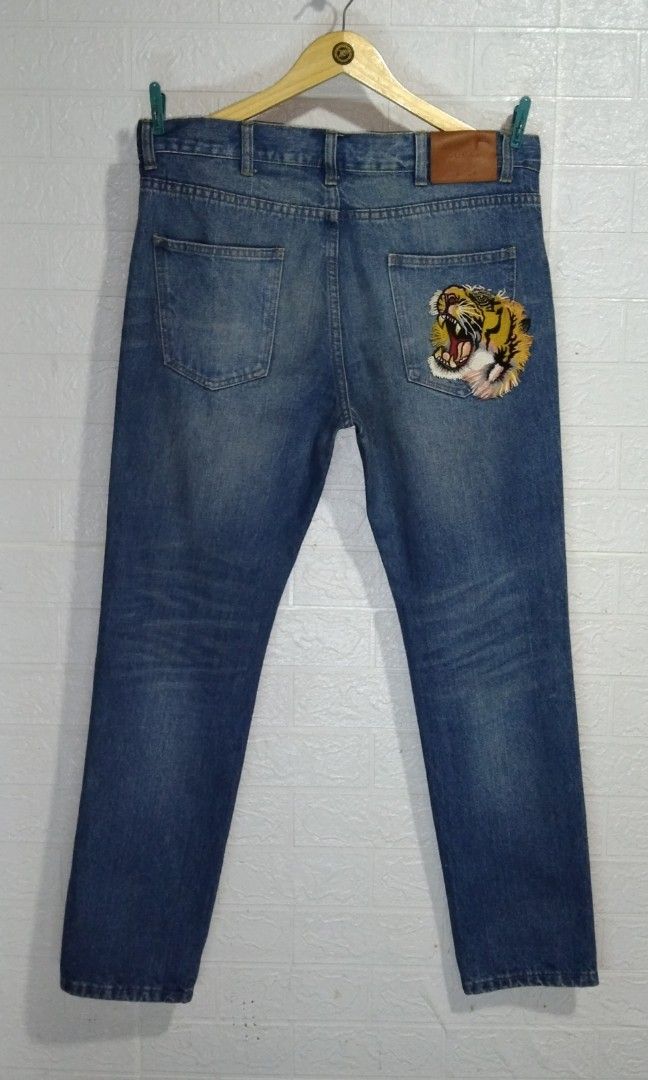 Gucci biker jeans hotsell