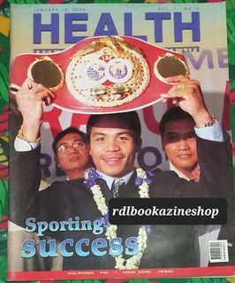 Health Magazine/ Manny Pacquiao/ January 2004