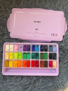 Himi Miya 36 Color Gouache Paint in Purple Case 💜