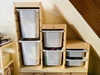 Ikea Trofast frame with bins