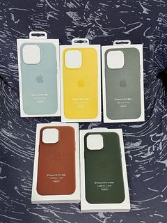 Iphone 14 Pro Max Silicone/Leather Case