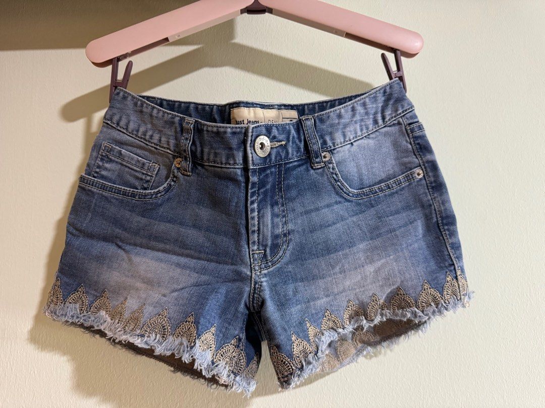 Denim shorts just jeans best sale