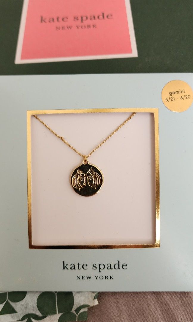 Kate spade gemini necklace outlet