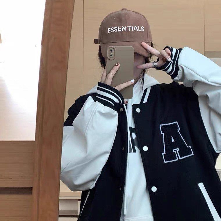 Korean Style Oversize Baseball Jacket
