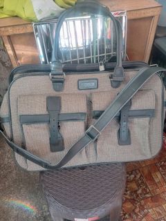 Lancaster Tweed Two Way Travelling Bag