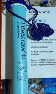 Lifestraw water filter survival (Vestergaard)