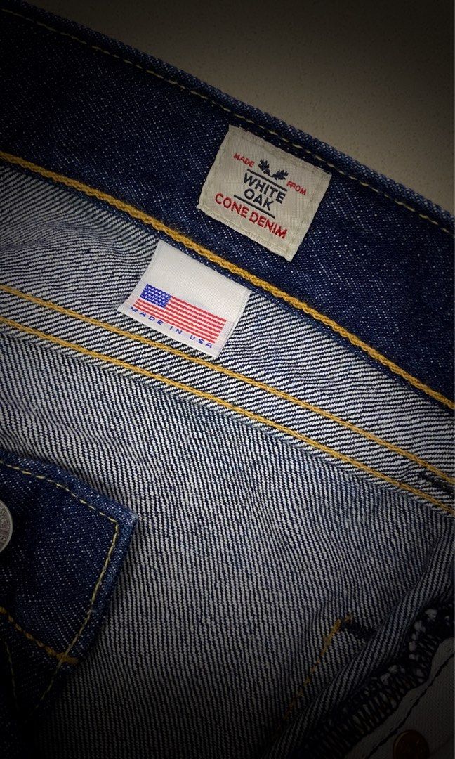 Levis 505 white oak cone denim deals
