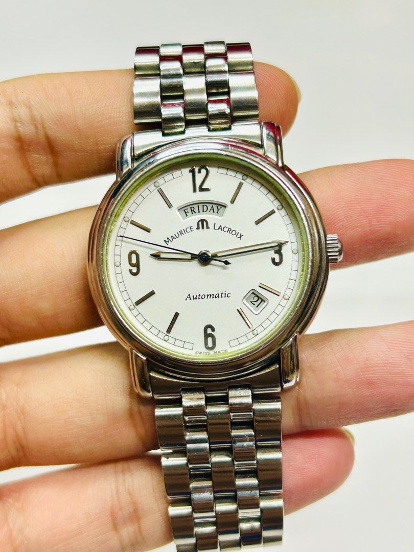 MAURICE LACROIX Pontos Day Date Classic 38mm Automatic Watch REF. PT6027