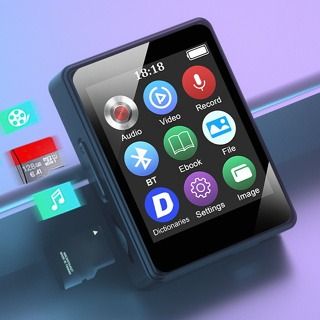 MP3 Player Bluetooth Full Screen Walkman Portable Sport Mp4 Video Music Player /E-book