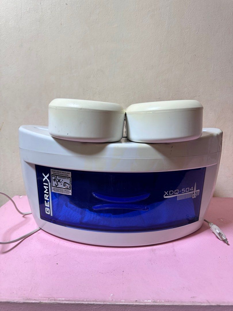 Nail Salon Sterilizer (RUSH SALE!!!) (Category: Sanitizers & Disinfectants) located in General Trias. Submitted by marycris03 (Listing ID 1296059290, Image 1). Description: 2 portable sterilizer box 1 salon use sterilizer box.