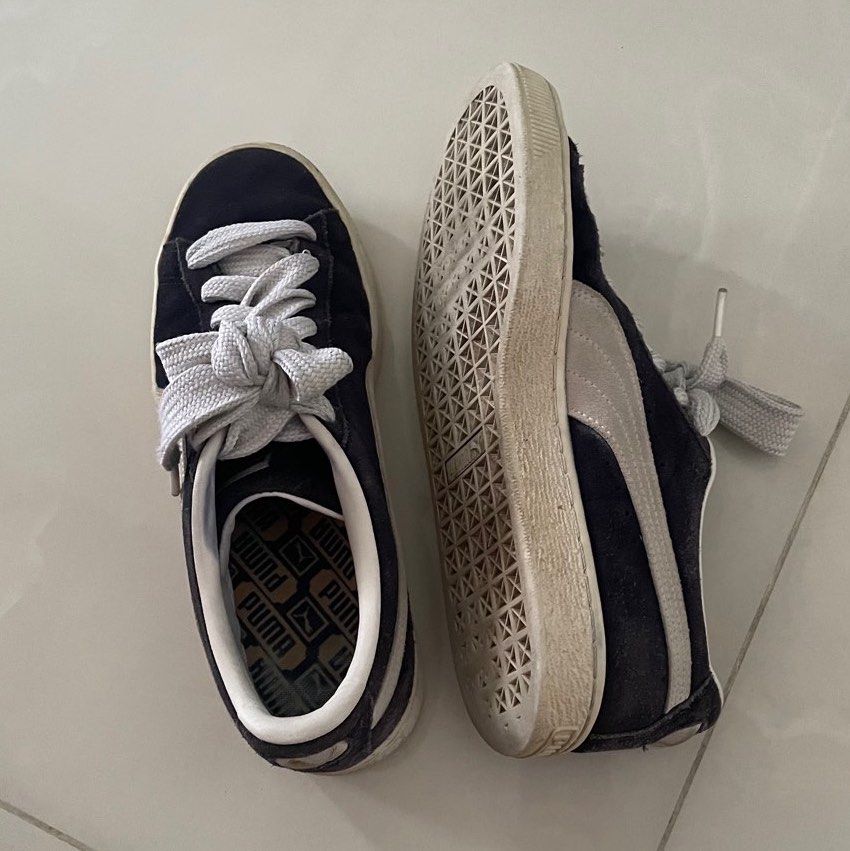NEGO 4 FAST DEAL Size 39 Puma Suede Classic XXI Navy Blue Trainers Sneakers