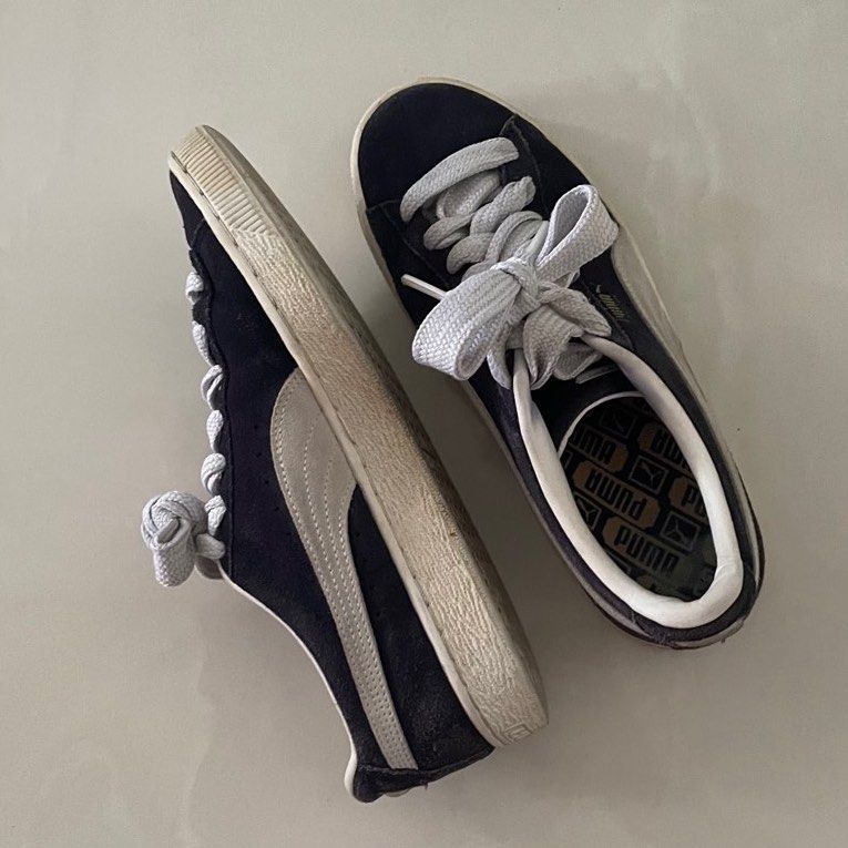 NEGO 4 FAST DEAL Size 39 Puma Suede Classic XXI Navy Blue Trainers Sneakers