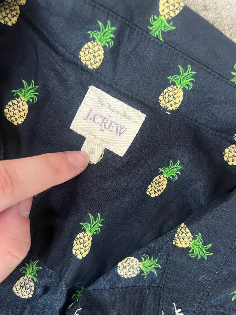 J crew pineapple shirt best sale