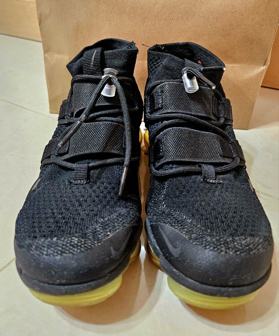 Nike Air VaporMax Utility Black Volt Bright Crimson Carousell
