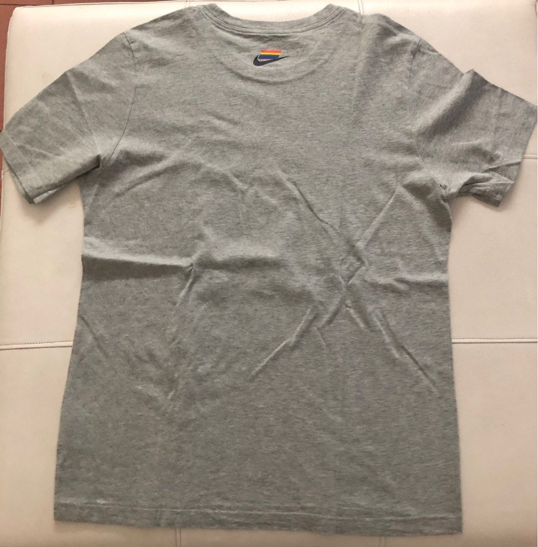 Nike Be True Pride Shirt (Category: Tshirts & Polo Shirts ) located in Davao. Submitted by goldcarp (Listing ID 1296197164, Image 3). Description: For sale: Nike BE TRUE shirt Condition: Good as new. Second hand. Guaranteed authentic. Kindly check the pics for actual measurements. Limited edition. Color: grey. Free shipping. JRS only Thank you and happy shopping!.