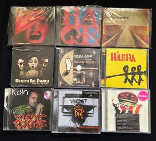 OPM Foreign CD Eraserheads, Hilera, Side A , Crazy As Pinoy, RATM, Korn, Prodigy, REM, Phil Collins, Britney Spears