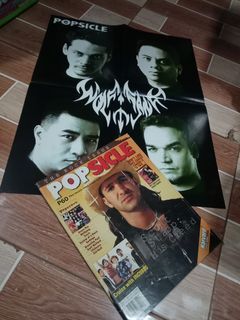 POPSICLE MUSIC MAGAZINE,,,WITH GIANT PULLOUT POSTER OF WOLFGANG