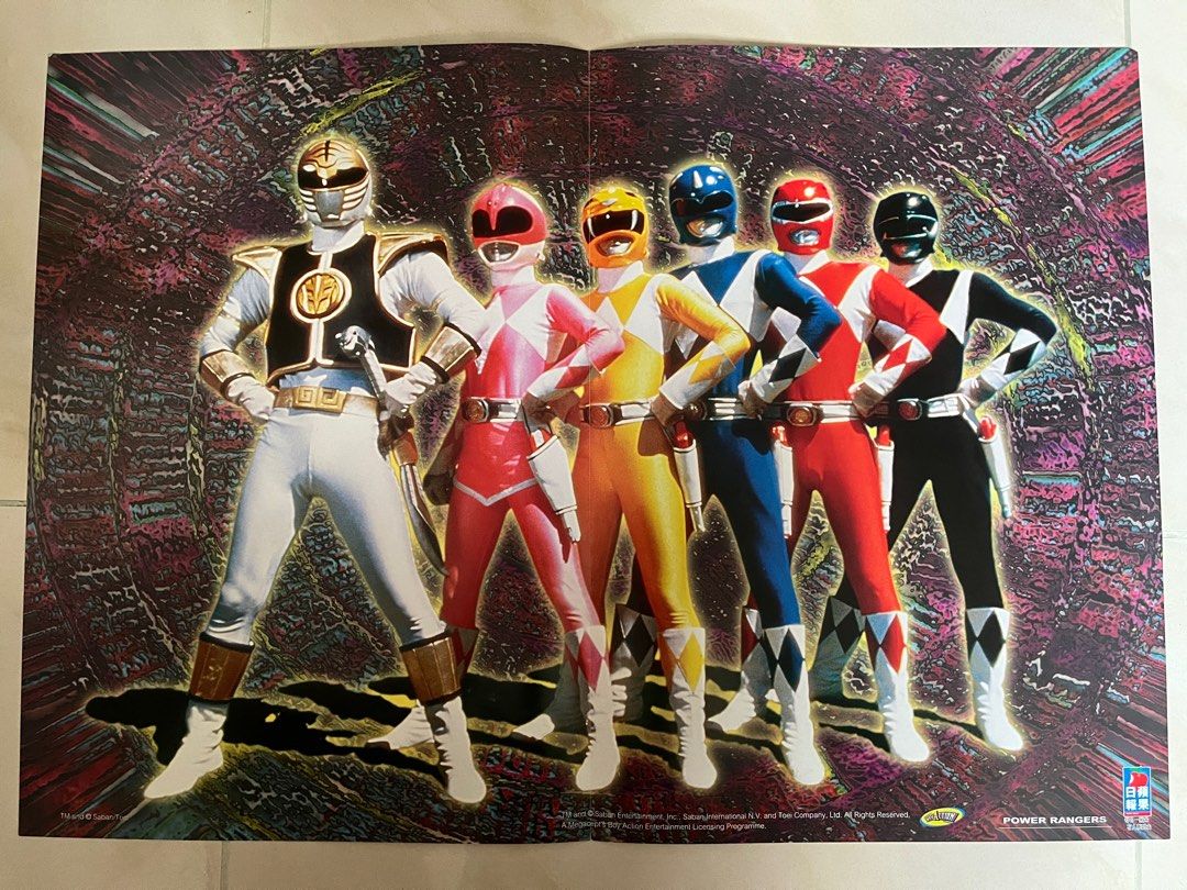 Power Ranger 中文 日本恐龍戰隊power rangers 絕版, 興趣及遊戲, 收藏品及紀念品, 古董收藏 - Carousell