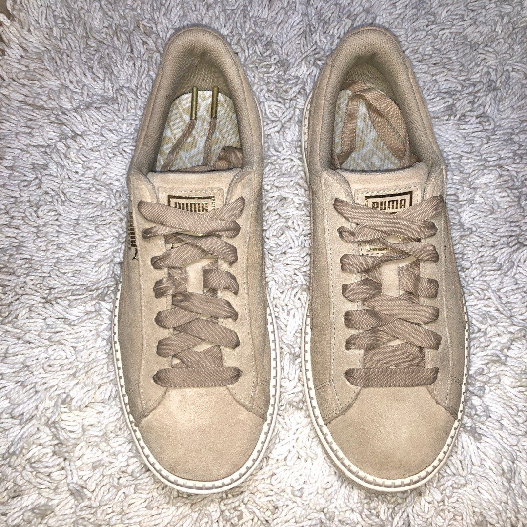 Puma suede platform metallic safari new arrivals