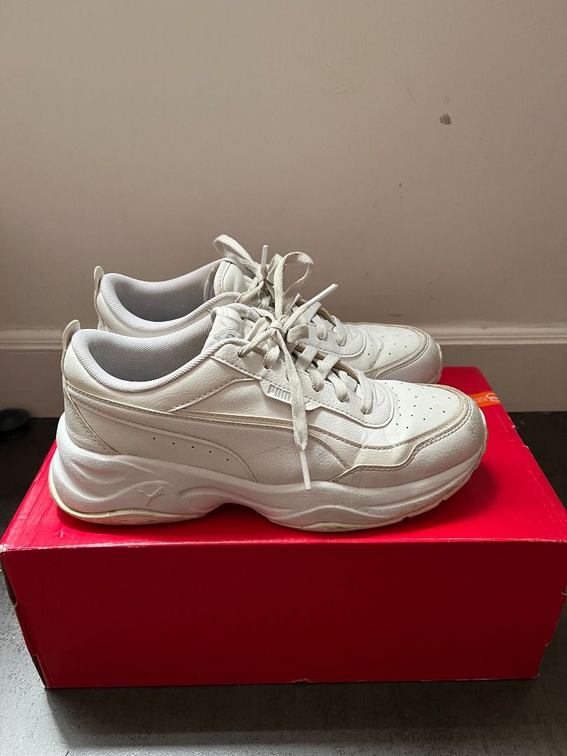 Discounted Puma white Cilia Mode trainers Carousell