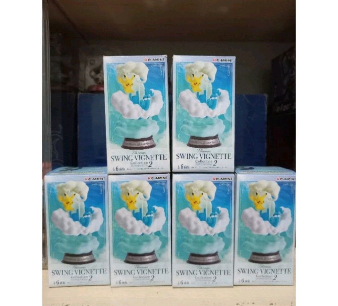 Re-ment | Pokemon Swing Vignette Collection 2 | SET (Category: Designer & Blind Box Toys) located in Asingan. Submitted by millieboo_ (Listing ID 1296131238, Image 1). Description: 📍 AUTHENTIC ❗BIB (BACK IN BOX) HAVE SCRATCHES.
