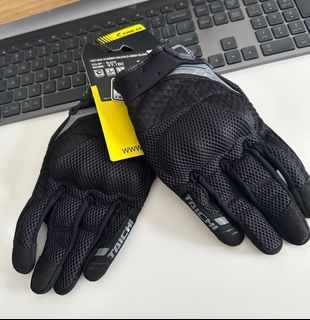 Riding Gloves - TAICHI RST 463 Rubber Knuckle Mesh Gloves