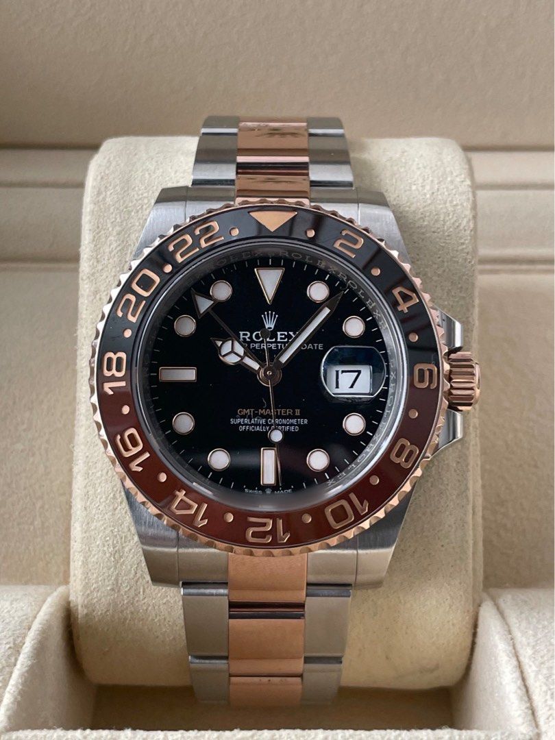 Rolex GMT Master 2 “Rootbeer” (Category: Luxury Watches) located in Manila. Submitted by watchguyph (Listing ID 1296095563, Image 1). Description: For Sale 1.088m Slightly negotiable Rolex GMT Master 2 “Rootbeer” 40mm Ref 126711 CHNR (2020) Foreign Ad Complete set 💯 Condition 9.8/10 Open to authentication 💯 Pm for inquiriese.