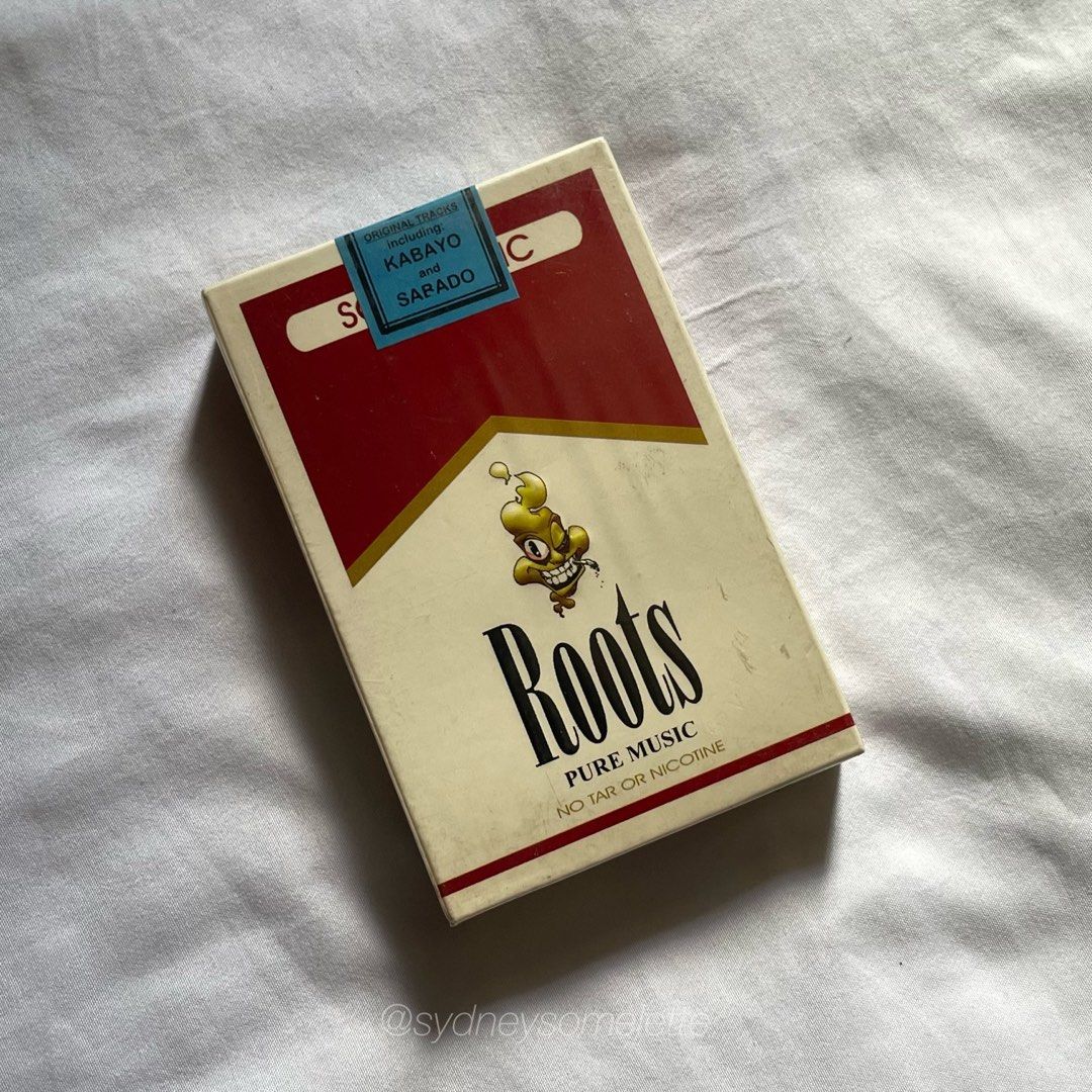 Roots (Cebu) Marlboro Cassette Tape (Category: CDs & DVDs) located in Legazpi City. Submitted by sydneysomelette (Listing ID 1296144330, Image 2). Description: ⋆ Roots (Cebu) Marlboro Cassette '96 ⋆ Sealed ⋆ Rare copy ⋆ RFS: Need extra funds SIDE A Engkanto Magandang Babae Huwag, Huwag, Huwag Kabayo Ba-boy SIDE B Bugoy Ang Kalibutan Karon Sabado Yosi Kadiri English BAND MEMBERS Tengoy Colmenares Roy Sencio Lyndon Banzon Roy Llanes Rock | Sony Mus