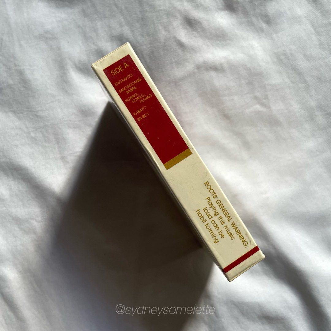 Roots (Cebu) Marlboro Cassette Tape (Category: CDs & DVDs) located in Legazpi City. Submitted by sydneysomelette (Listing ID 1296144330, Image 3). Description: ⋆ Roots (Cebu) Marlboro Cassette '96 ⋆ Sealed ⋆ Rare copy ⋆ RFS: Need extra funds SIDE A Engkanto Magandang Babae Huwag, Huwag, Huwag Kabayo Ba-boy SIDE B Bugoy Ang Kalibutan Karon Sabado Yosi Kadiri English BAND MEMBERS Tengoy Colmenares Roy Sencio Lyndon Banzon Roy Llanes Rock | Sony Mus