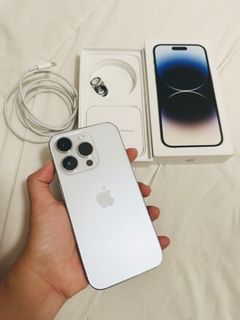 Sale or Swap Iphone 14 pro (NOT MAX) 256gb factory unlocked Silver ntc