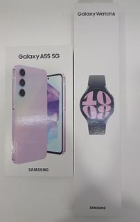 Samsung A55 bundle with watch 6