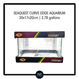 Seaquest Curve Edge Aquarium (2.75 gallons)
