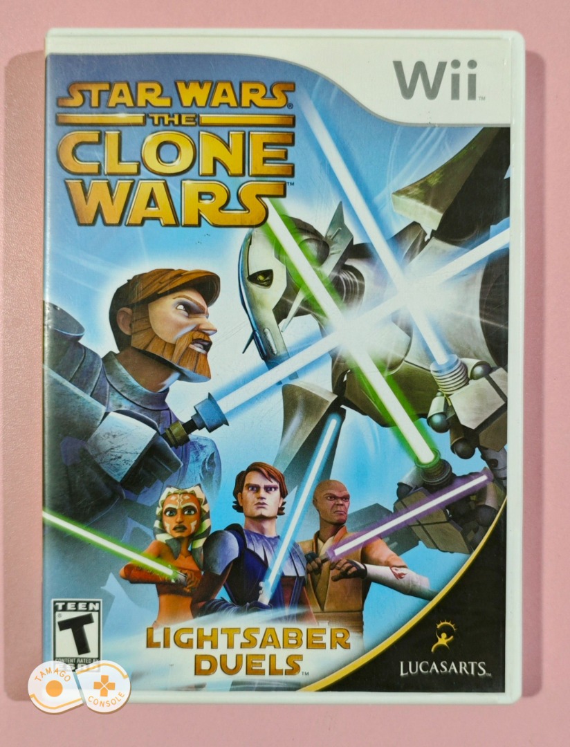 Star Wars Clone Wars Lightsaber Duels WII Game NTSC ENGLISH Language Video Gaming Video Games Nintendo on Carousell