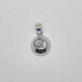stussy 8ball pendant | real 925 silver