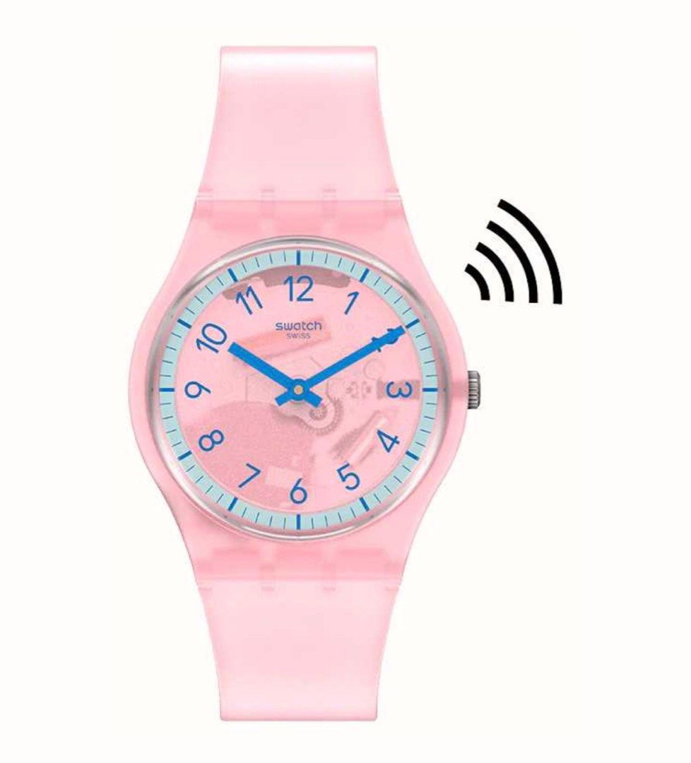 SWATCHPAY Pink Pay Mobile Phones Gadgets Wearables Smart Watches on Carousell