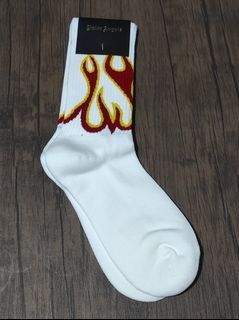 Thick cotton flame palm angels socks