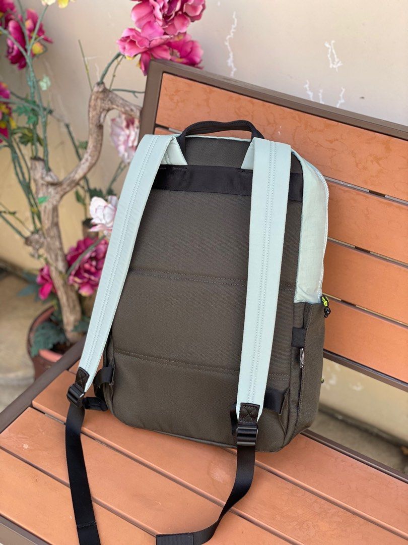 Timbuk2 Curator Laptop Backpack (Category: Backpacks) located in Makati City. Submitted by quality_sale (Listing ID 1296103340, Image 2). Description: See Photos For Dimensions Internal slip pocket fits up to a 13’’ MacBook Pro Two front zip pockets for wallet, keys, and other small items Dual side pockets fit water bottle, umbrella or mini U-lock Anti-authority pocket Padded grab handle.