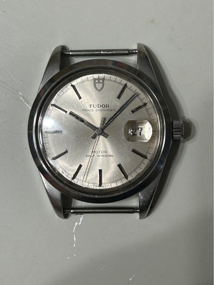 TUDOR 7024/0 自動日曆鋼表, 名牌, 手錶- Carousell