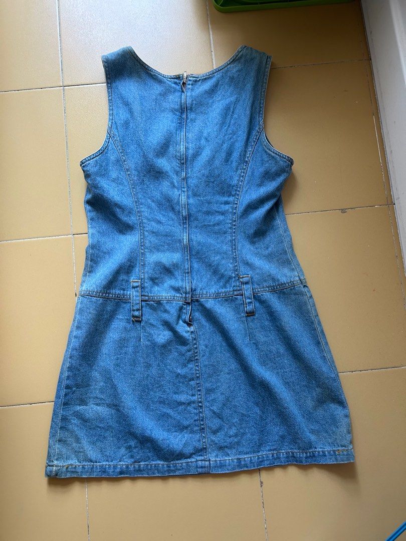 Vintage denim dresses discount