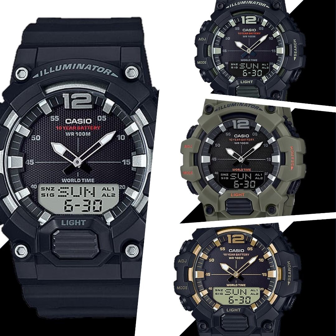 WatchClubOnline HDC 700 1A HDC 700 3A HDC 700 3A2 HDC 700 9A Casio General x Ana Digi Series ft. Frontal Assault Men Casual Sports Watch HDC700